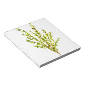 Bloc-note Herbes de thym Herbes botaniques (Incliné)