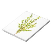 Bloc-note Herbes de thym Herbes botaniques (Tourné)