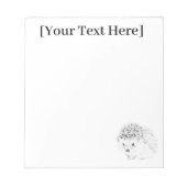 Bloc-note Hérisson (Devant)