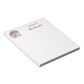 Bloc-note Hérisson Aquarelle Cute Du Bureau De (Incliné)