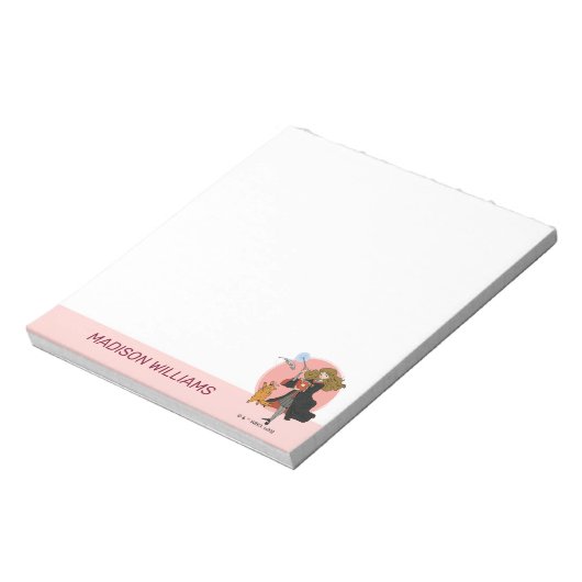 Bloc-note Hermione et Crookshanks Wingardium Leviosa (Tourné)