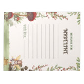 Bloc-note Heure Capsule Message Fairy First Forest Anniversa (Devant)