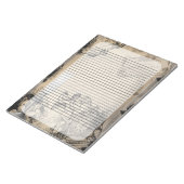 Bloc-note Heure de fête d'Halloween Ephémère Vintage (Incliné)