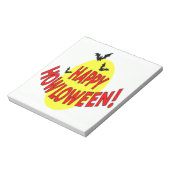 BLOC-NOTE "HEUREUX HOWLOWEEN" BATS (Tourné)