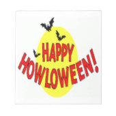 BLOC-NOTE "HEUREUX HOWLOWEEN" BATS (Devant)