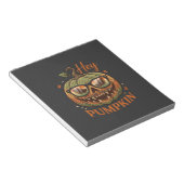 Bloc-note Hey Citrouille Halloween Lanterne Jack Lunettes Mo (Incliné)