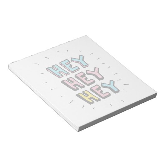 Bloc-note Hey Hey (Incliné)