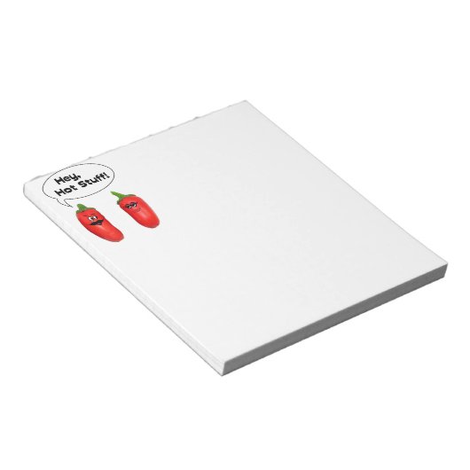 Bloc-note Hey, Hot Stuff ! Piliers (Incliné)