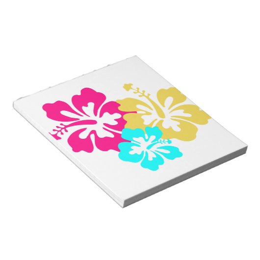 Bloc-note Hibiscus coloré (Incliné)