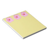Bloc-note Hibiscus rose Fleur tropicale (Incliné)