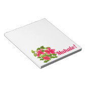 Bloc-note Hibiscus rose hawaïen Mahalo (Incliné)