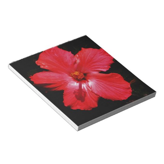 Bloc-note Hibiscus rouge (Incliné)