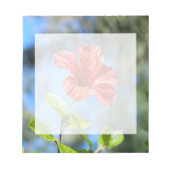 Bloc-note Hibiscus rouge (Devant)
