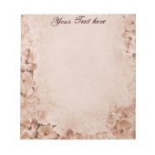 Bloc-note Hibiscus vintage (Devant)