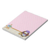 Bloc-note hibou artiste (Tourné)