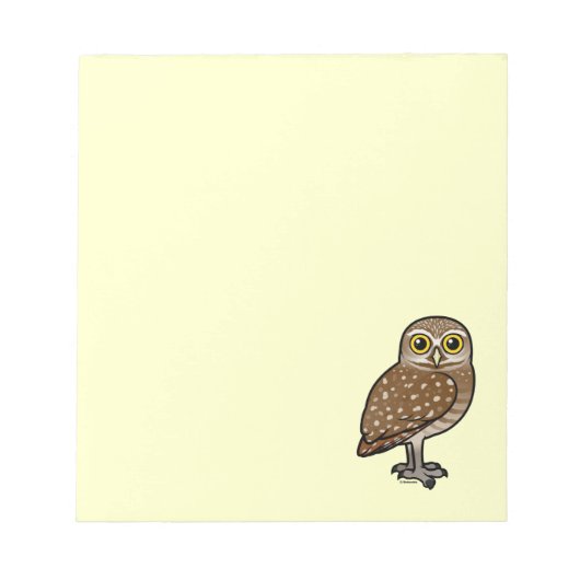 Bloc-note Hibou des terriers Birdorable (Devant)