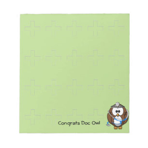 Bloc-note hibou doc pageur