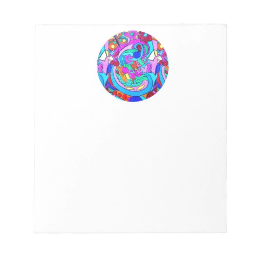 Bloc-note hippie amour super (Devant)