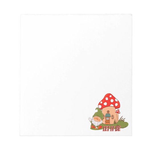 Bloc-note Hippie Que Ça Soit Gnome (Devant)