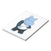BLOC-NOTE HIPPO BLEU CUT (Tourné)