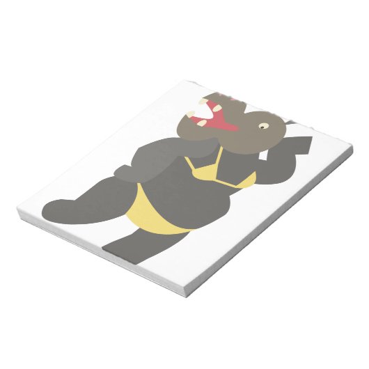 Bloc-note Hippo En Bikini (Tourné)