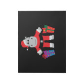 Bloc-note hippo père Noël (Tourné)