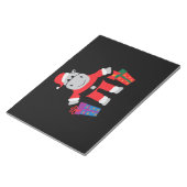 Bloc-note hippo père Noël (Incliné)