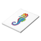 Bloc-note Hippocampe polygonal arc-en-ciel (Tourné)