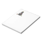 Bloc-note Hippopotame mignon avec des hamsters (Tourné)