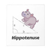 Bloc-note Hippotenuse Math drôle (Devant)