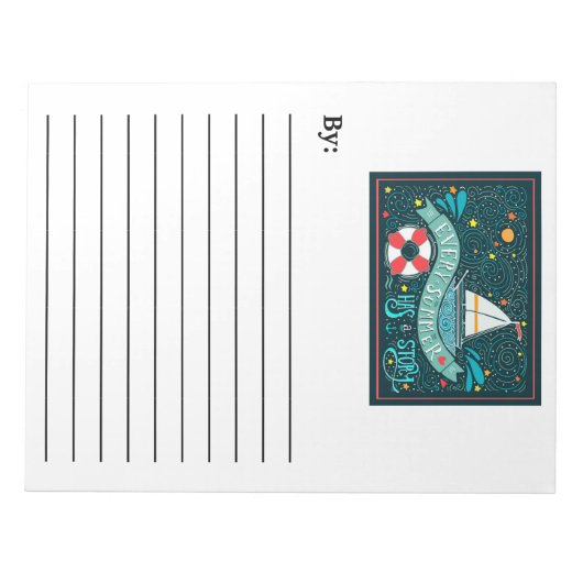 Bloc-note Histoires d'été Note Pad (Devant)