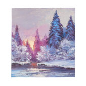 Bloc-note Hiver (Devant)