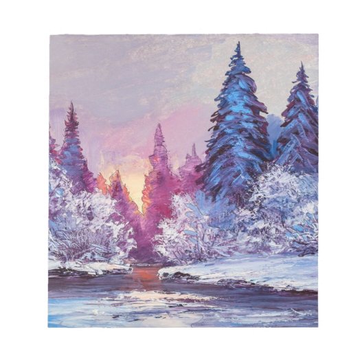 Bloc-note Hiver (Devant)