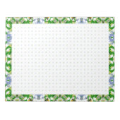 Bloc-note Hiver Automne Vert Gris Gris Grille de points BuJo (Devant)