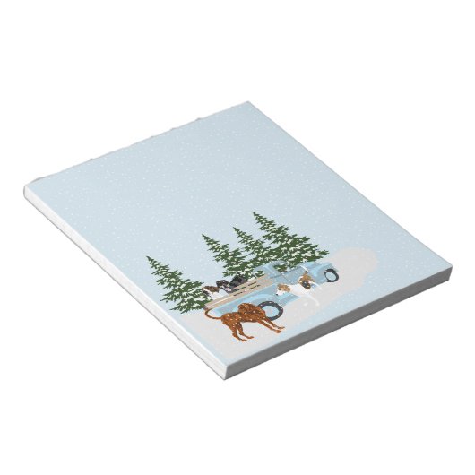 Bloc-note Hiver du continent (Incliné)