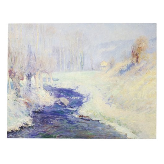 Bloc-note Hiver (par Guy Rose) (Devant)