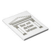 Bloc-note Hoc dictum latinum - amusant latin (Incliné)