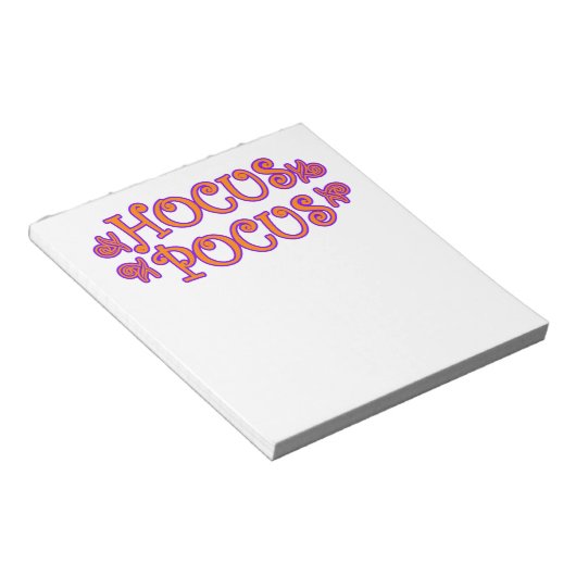 Bloc-note Hocus Pocus (Incliné)