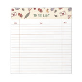 Bloc-note Holiday To-Do List Notepad (Devant)