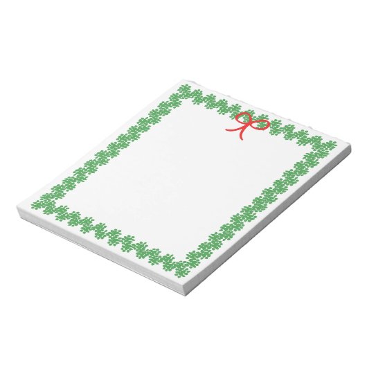 Bloc-note Holiday Wreath Notepad (Tourné)