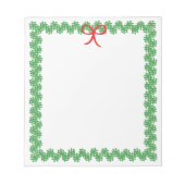 Bloc-note Holiday Wreath Notepad (Devant)