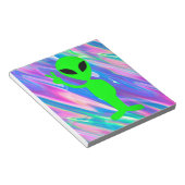 Bloc-note Hologramme alien (Incliné)