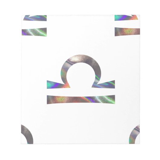Bloc-note hologramme Libra (Devant)