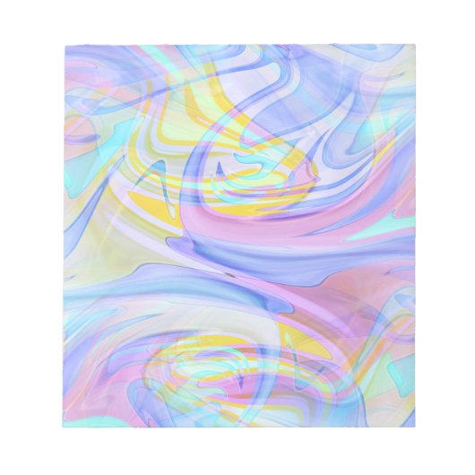Bloc-note hologramme pastel (Devant)