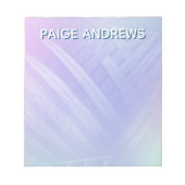 Bloc-note Holographique Feuilles tropicaux (Devant)