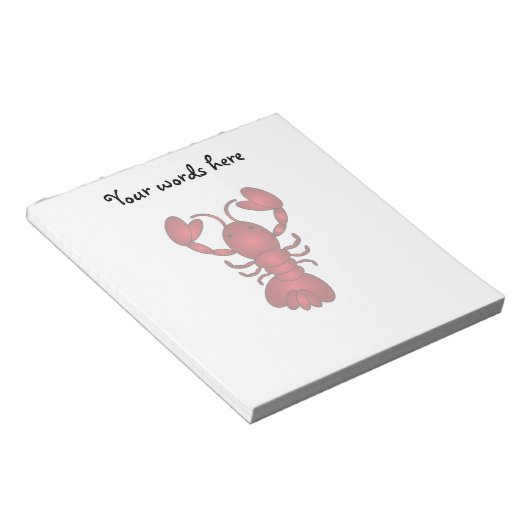 Bloc-note Homard (Incliné)