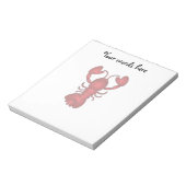 Bloc-note Homard (Tourné)