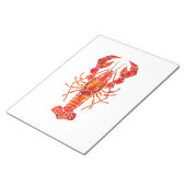 Bloc-note Homard polygonal rouge (Incliné)