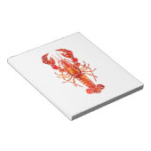 Bloc-note Homard polygonal rouge (Incliné)
