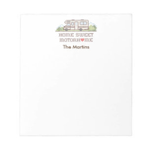 Bloc-note Home Sweet Motor Home Notepads